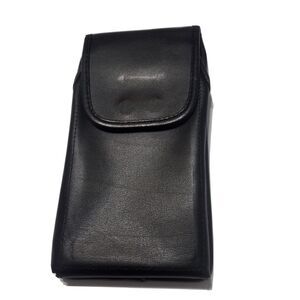 Nwt Turtleback Vertical phone protector Samsung lush Belt Clip Leather Black 3xl